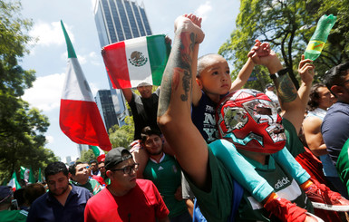 Футбольные фанаты спровоцировали землетрясение в Мехико 