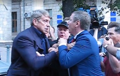 В Киеве министр энергетики Насалик и нардеп Шахов устроили драку