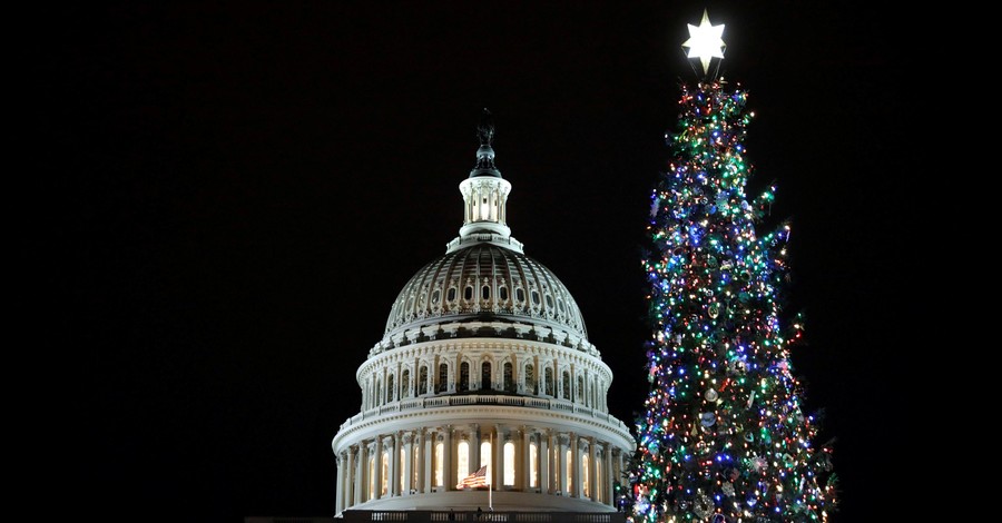 В Вашингтоне и Лондоне зажгли огни главных рождественских елок