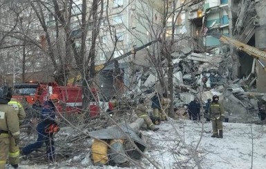 Появилось видео с моментом взрыва дома в Магнитогорске