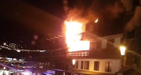 Пожар на курорте Куршевель: погибли два человека, еще 14 пострадали