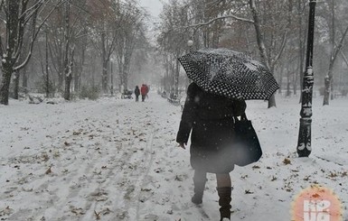 Завтра, 27 февраля, в Украине пройдет мокрый снег