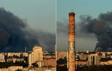 В Донецке гремят взрывы на складах боеприпасов