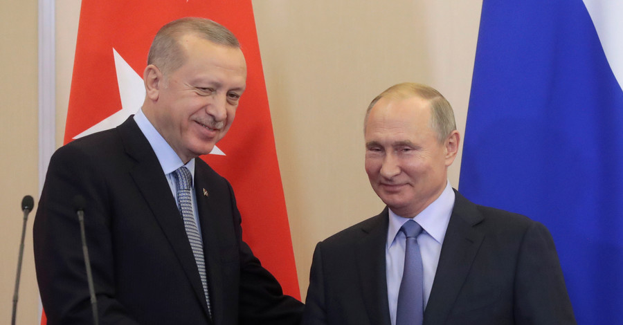Эрдоган и Путин на переговорах по Сирии приняли 