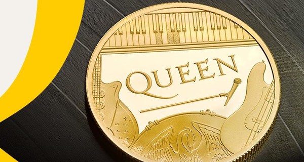 В Британии появились монеты с изображением группы Queen
