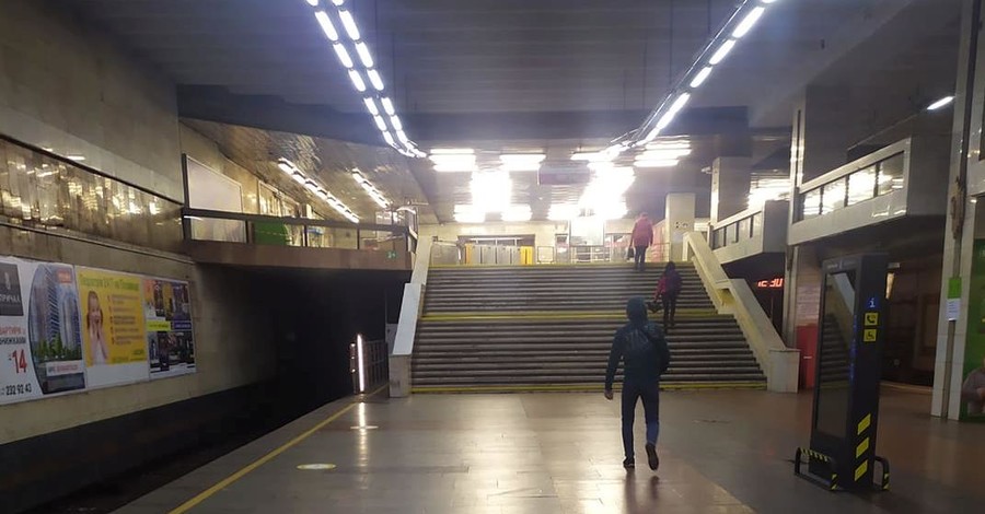Первый день работы киевского метро после карантина