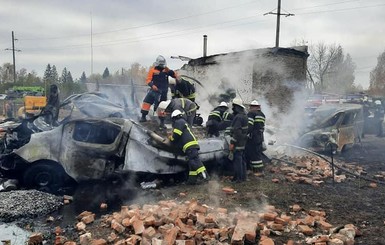 Под Харьковом мощный взрыв газа, двое погибших