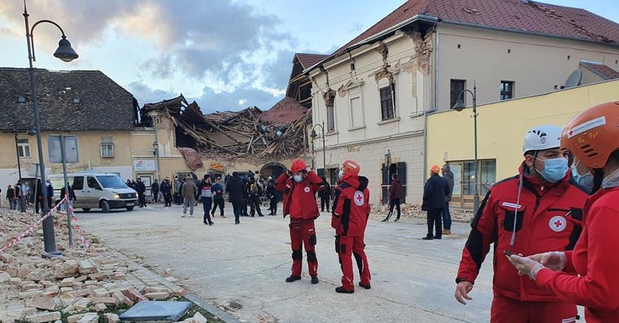 Президент Украины выразил соболезнования Хорватии, где третий день подряд - землетрясения