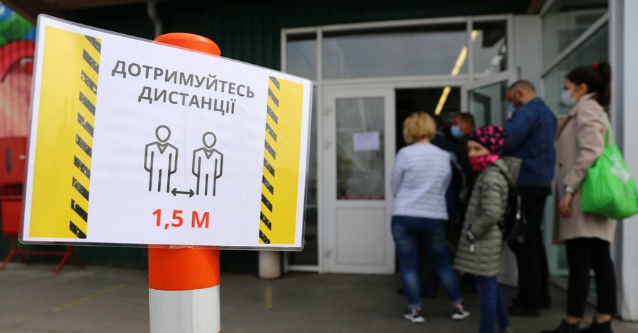 В первый день локдауна в Украине 5676 новых случаев коронавируса