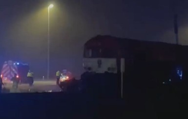 В Бельгии поезд раздавил грузовик, за рулем которого был украинец