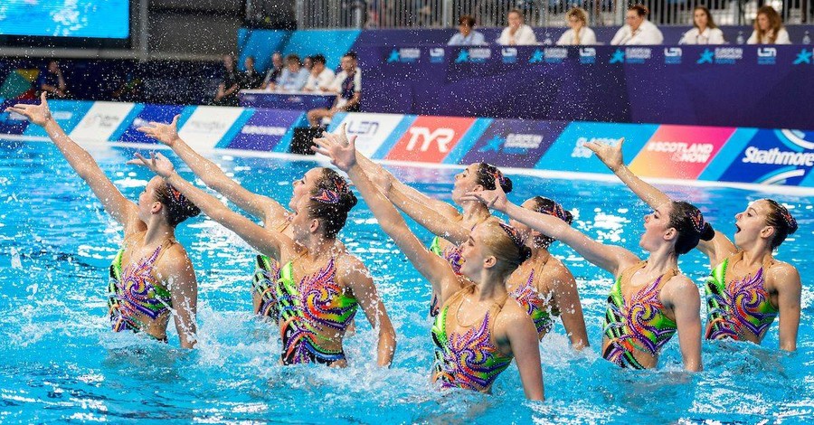 Сборная Украины выиграла золото на Чемпионате Европы по синхронному плаванию 