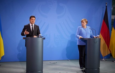 Туманные перспективы: о чем Зеленский договорился с Меркель