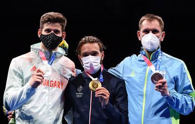 “Бронза” Рейзлина - первая для Украины олимпийская медаль в мужском шпажном фехтовании 