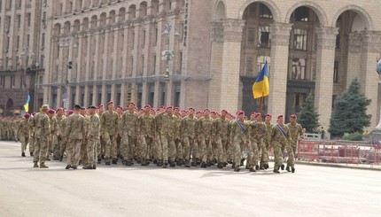 Репетиция военного парада к 30-летию независимости Украины