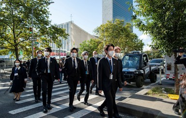 Южнокорейская группа BTS станцевала в здании Генассамблеи ООН