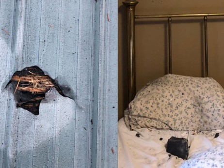У Британській Колумбії метеорит пробив дах будинку і впав на ліжко поруч з жінкою