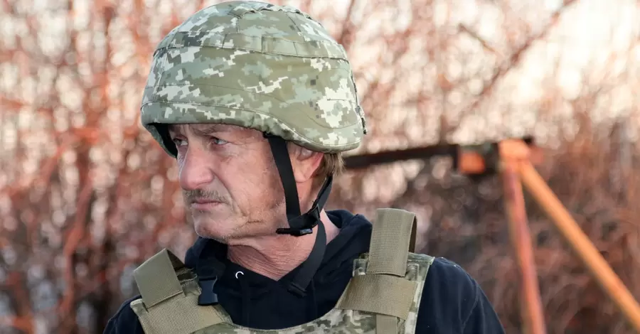 Шон Пенн пообщался с бойцами ООС для своего документального фильма об Украине