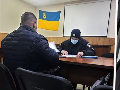 В Харькове патрульные остановили авто 