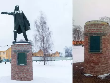 В Полтаве демонтировали многострадальный памятник Суворову, переехавший из Киева
