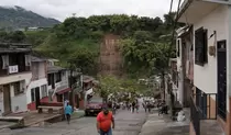 Оползень в Колумбии