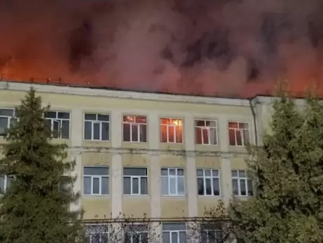 После пожара всех учеников киевской гимназии восточных языков перевели на дистанционку