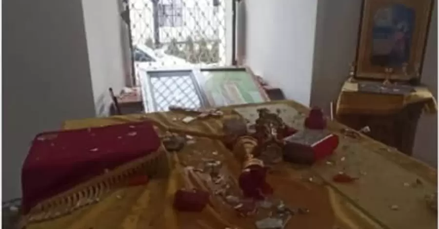 В Харькове в результате обстрела поврежден Успенский собор