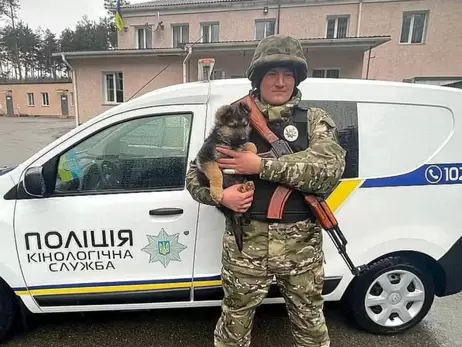 У кинологов Киева появился щенок Байрактар: предсказывает атаки российских войск 