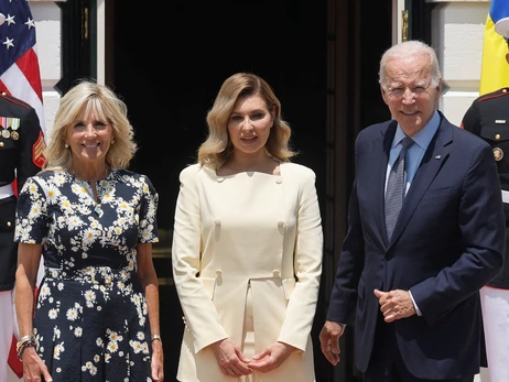 Для встречи с семьей президента США Зеленская выбрала наряд от LITKOVSKAYA