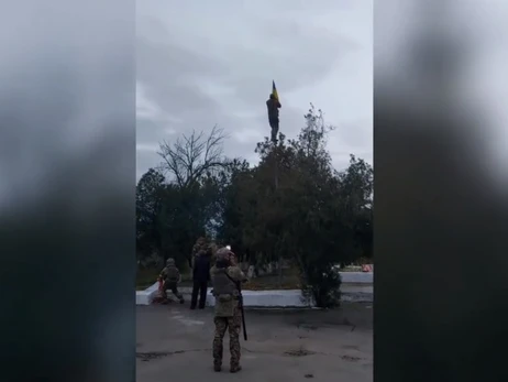 ВСУ установили украинский флаг в еще одном селе на Херсонщине