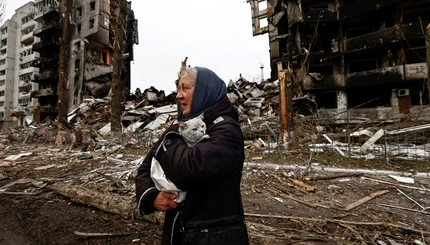 Reuters показал 13 кадров войны в Украине