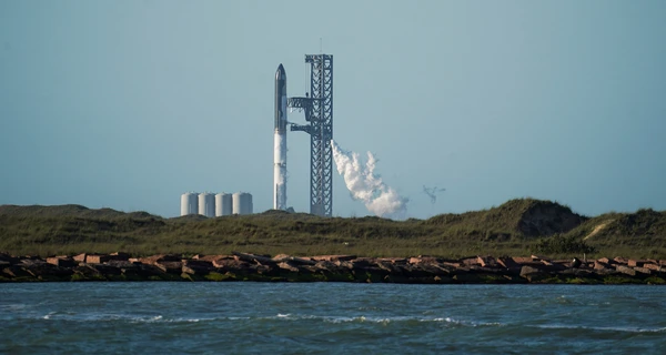 Space X за минуту до старта отменил запуск ракеты Starship – она должна доставлять людей на Луну