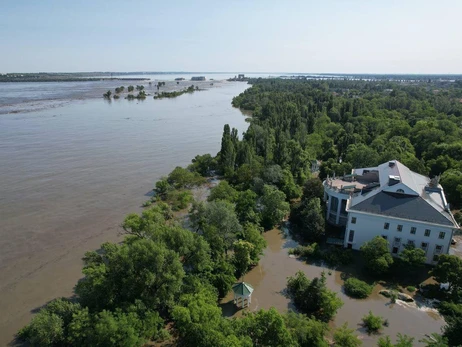Из-за затопления парка «Нижнеднепровский» погибли тысячи животных