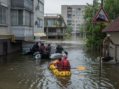 Вода в Херсонской области продолжает спадать – уровень подтопления составляет 2,7 метра