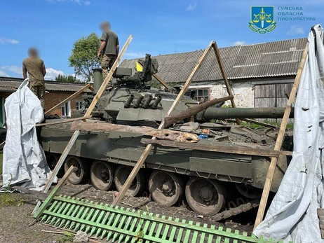 Прокуратура передала ВСУ танк, из которого россияне били по больнице на Сумщине
