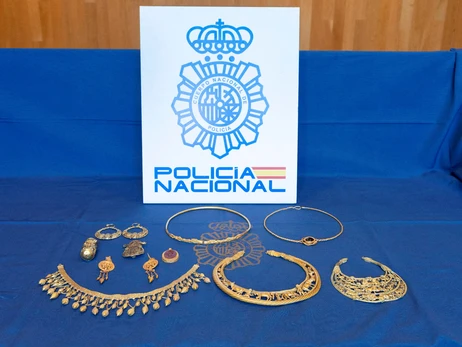 Скифские украшения, украденные из Украины в 2016 году, нашлись в Испании 