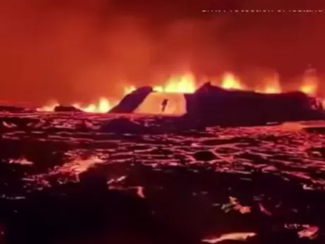 В Исландии после землетрясений началось извержение вулкана