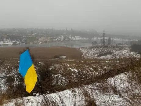Во временно оккупированной Макеевке украинцы подняли государственный флаг