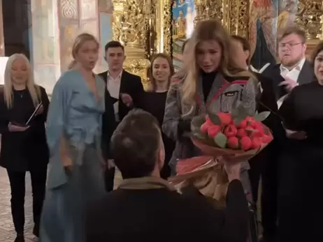 Віра Брежнєва допомогла організувати заручини-сюрприз для Каті Сільченко у Києві