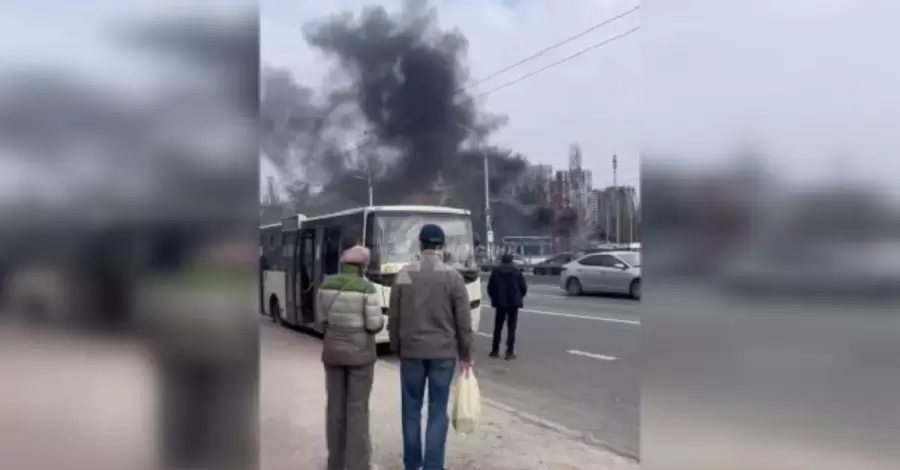 На киностудии Довженко в Киеве возник масштабный пожар