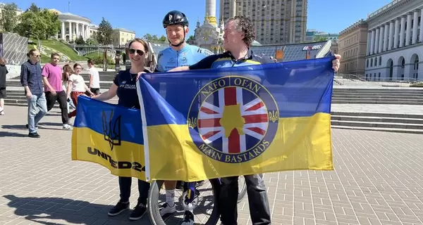 Естонський депутат дістався Києва з Таллінна велосипедом і зібрав гроші для ЗСУ 