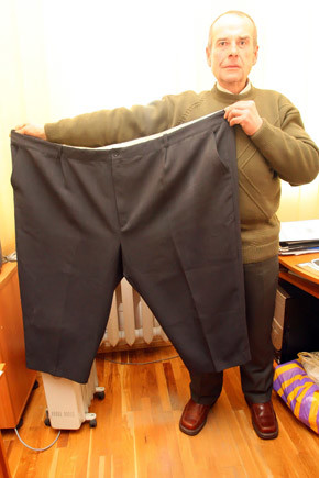 Украинец за два года похудел на 123 килограмма! 