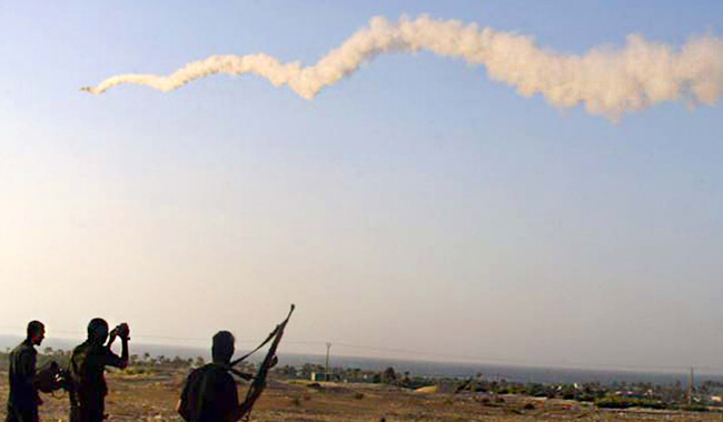 Максимальна дальність польоту ракети Касам до 14 км. Фото: newsru.co.il